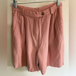 Brooks Brothers Light Pink Linen Blend Shorts